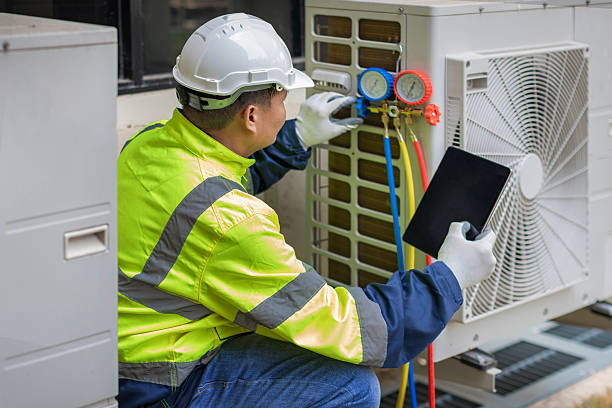 Professional Hvac technician working in Cherryville, PA